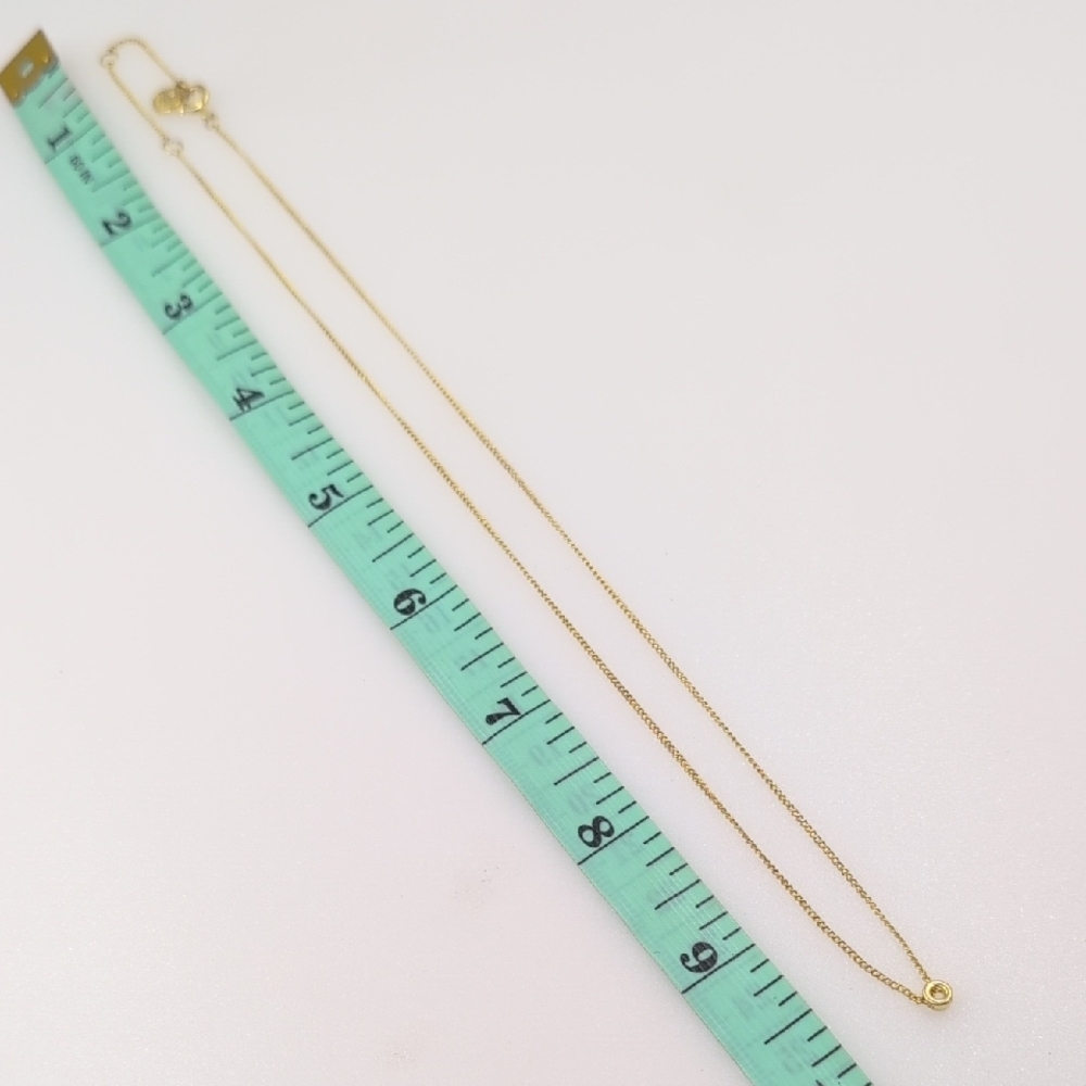 Gorjana Delicate Wilder Initial "O" Goldtone Necklace A9 - Picture 5 of 8
